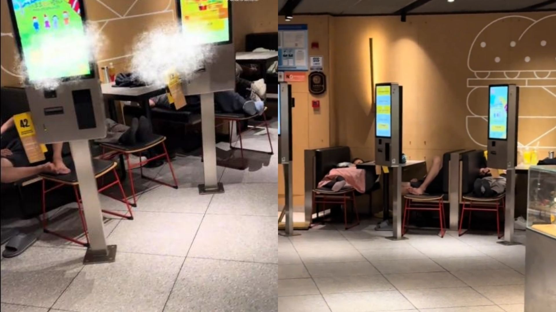麦当劳门店回应过夜现状：已报警处理，警方称只能劝阻不能直接赶