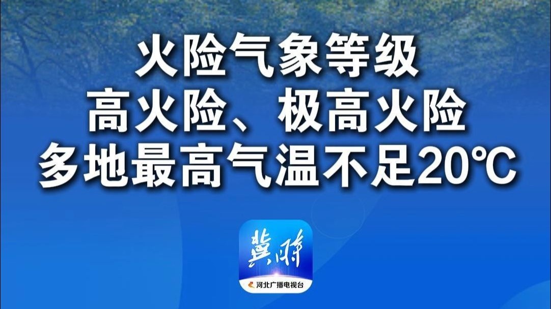 火险气象等级高火险、极高火险 多地最高气温不足20℃