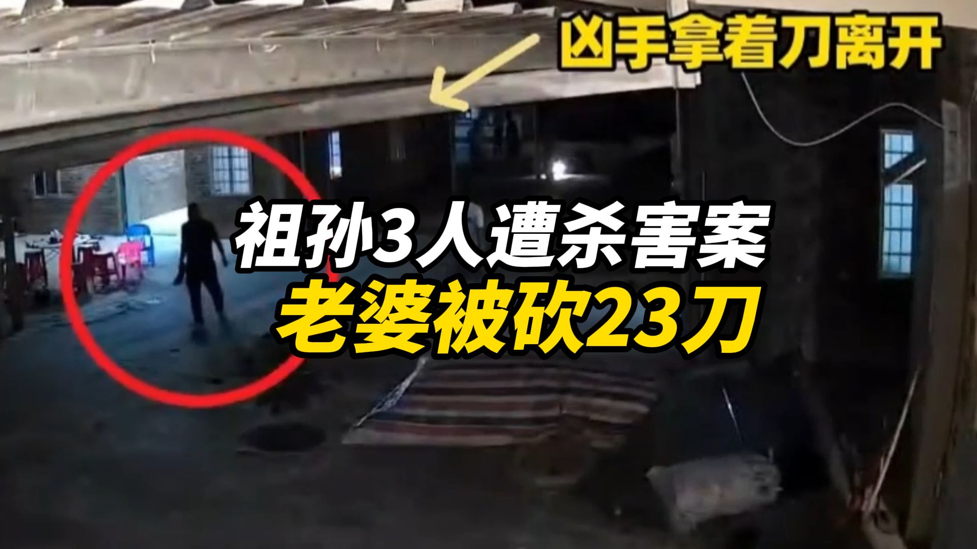 祖孙三人被邻居杀害案今日开庭，凶手被鉴定为精神分裂症，被害者