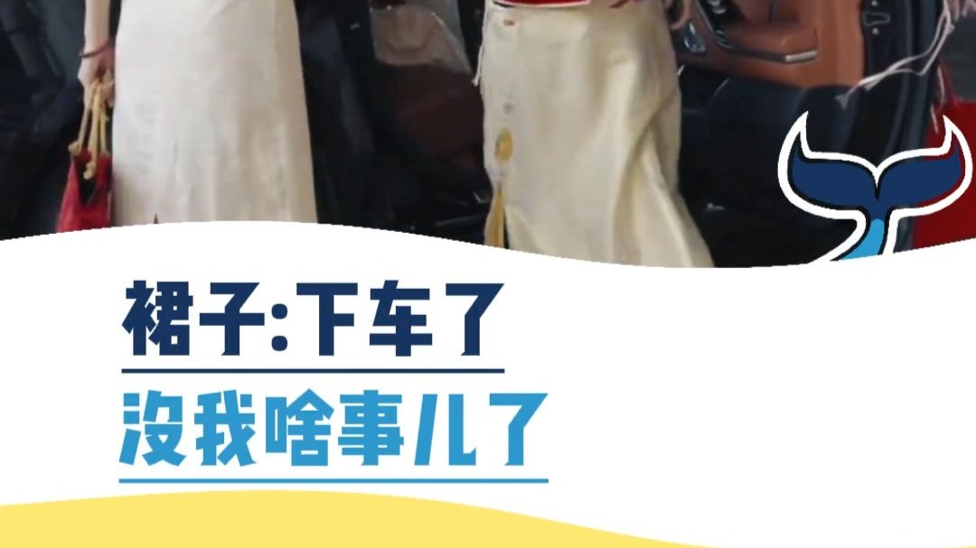 裙子：下车了，没我啥事儿了！