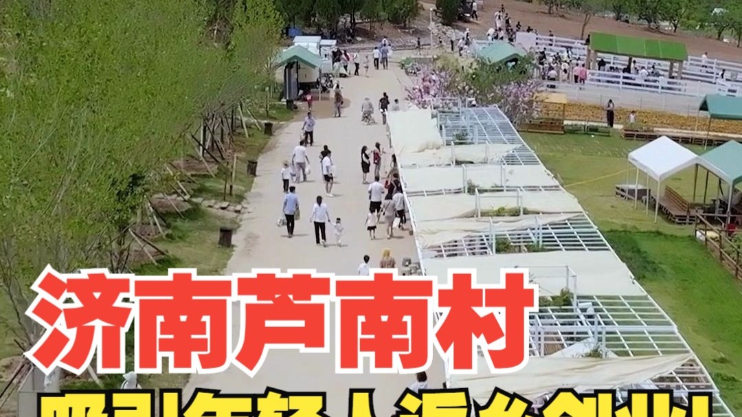 济南芦南村吸引年轻人返乡创业