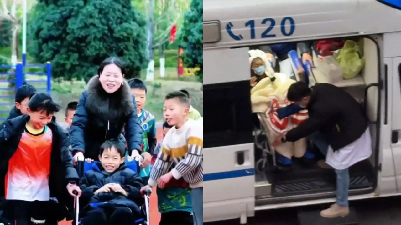 生命可能仅剩几个月！10岁重病小球迷现场看中超，上万球迷冒雨迎