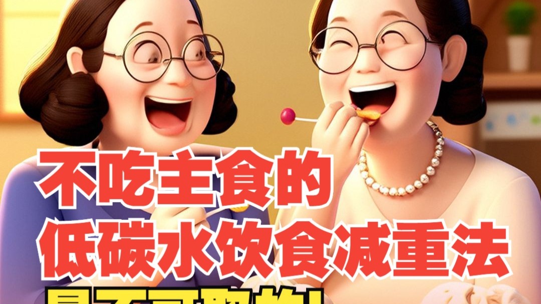 不吃主食的低碳水饮食减重法不可取