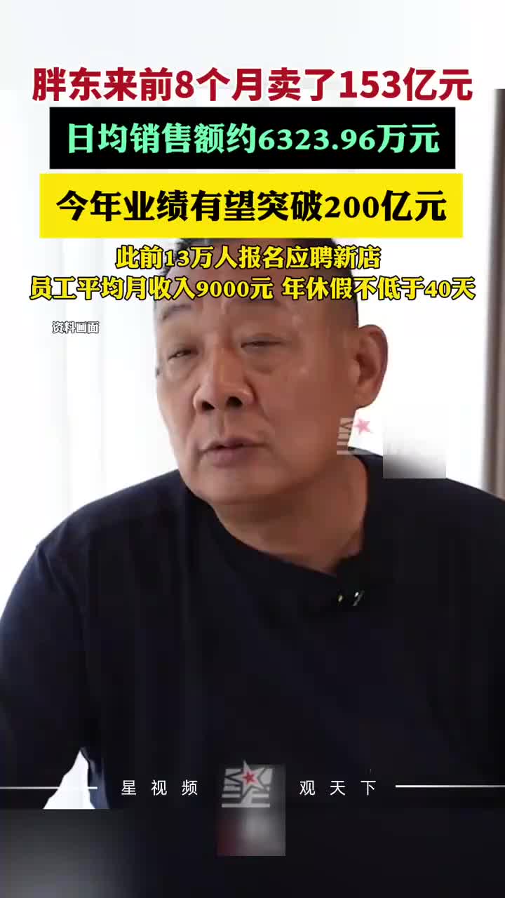 8个月卖了153亿元！胖东来公布最新销售业绩，8月销售额为19.83亿