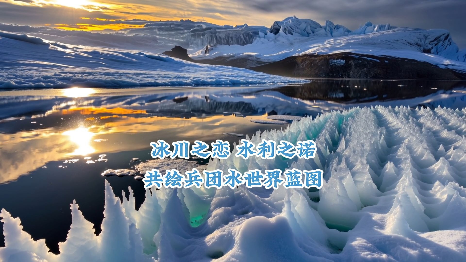 微视频 | 冰川之恋 水利之诺，共绘兵团水世界蓝图