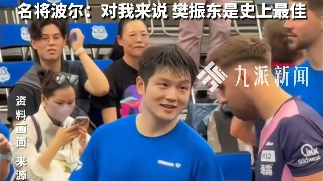 德国记者将樊振东称作“乒乓界的C罗”，名将波尔：对我来说，樊振
