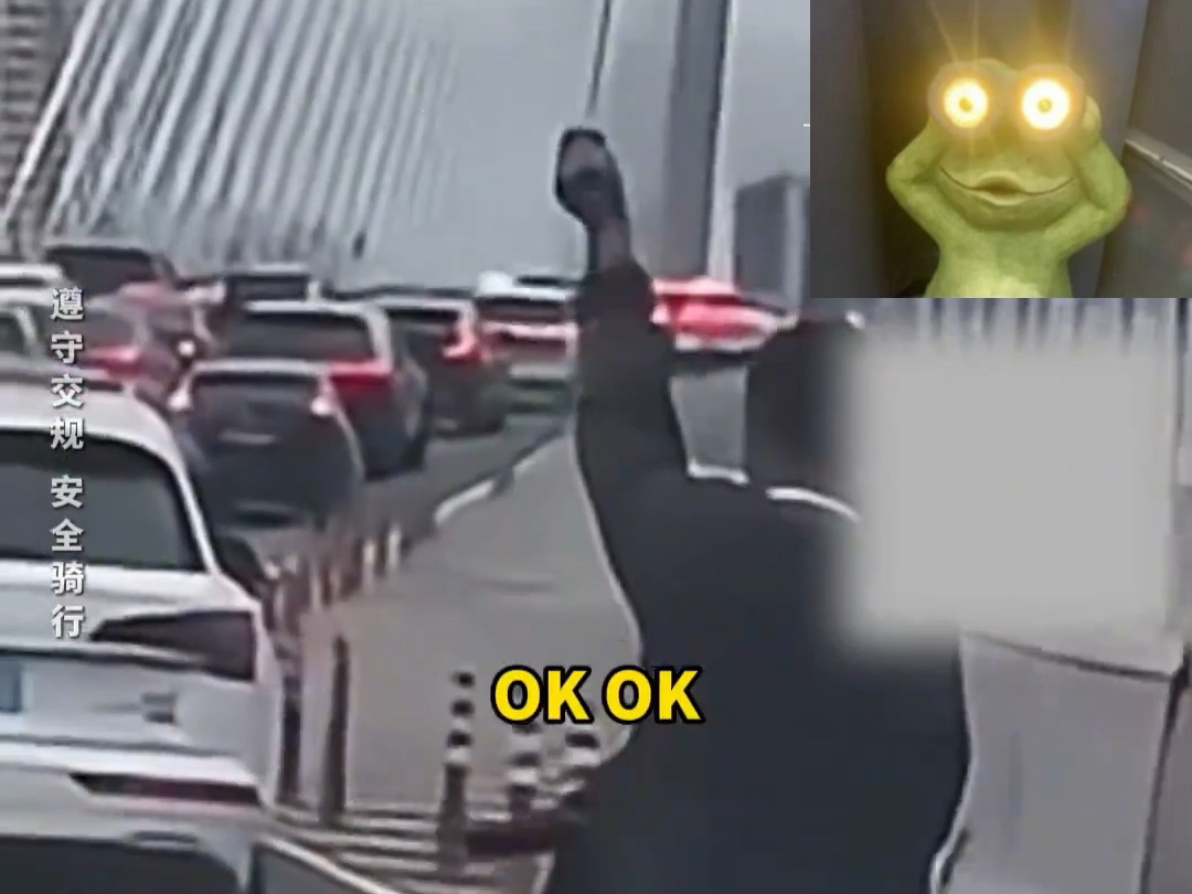 自行车上高架 “手动”转向提醒后车