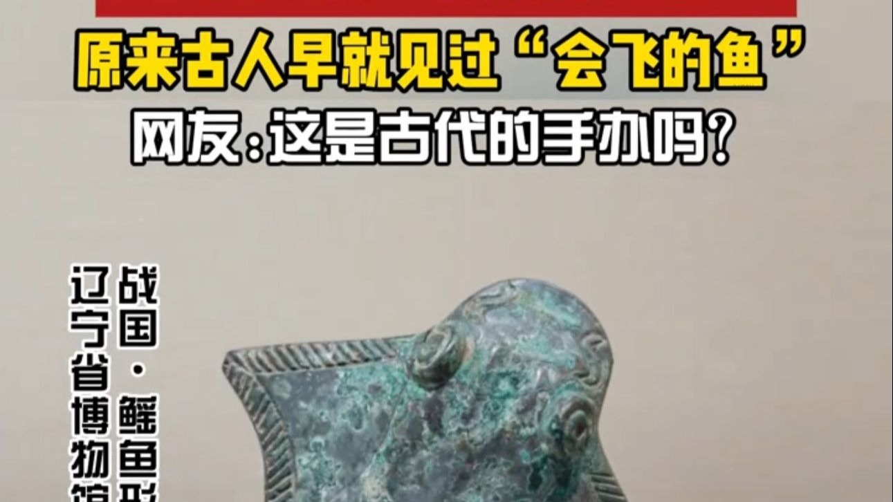 原来古人早在2500年前就见过“会飞的鱼”，所以这是古代的手办