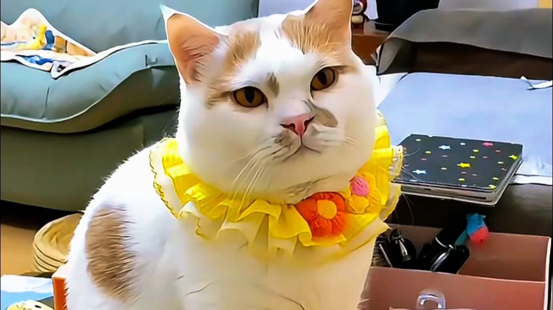 会双语的小猫，不仅能听懂主人的话，还会学小狗“汪汪”叫！