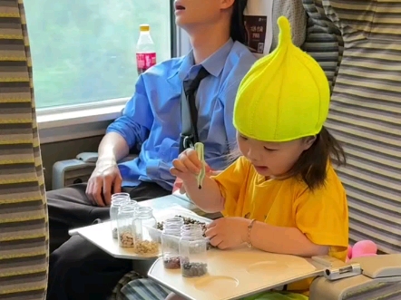 爸爸睡了3小时，女儿捡了1斤豆