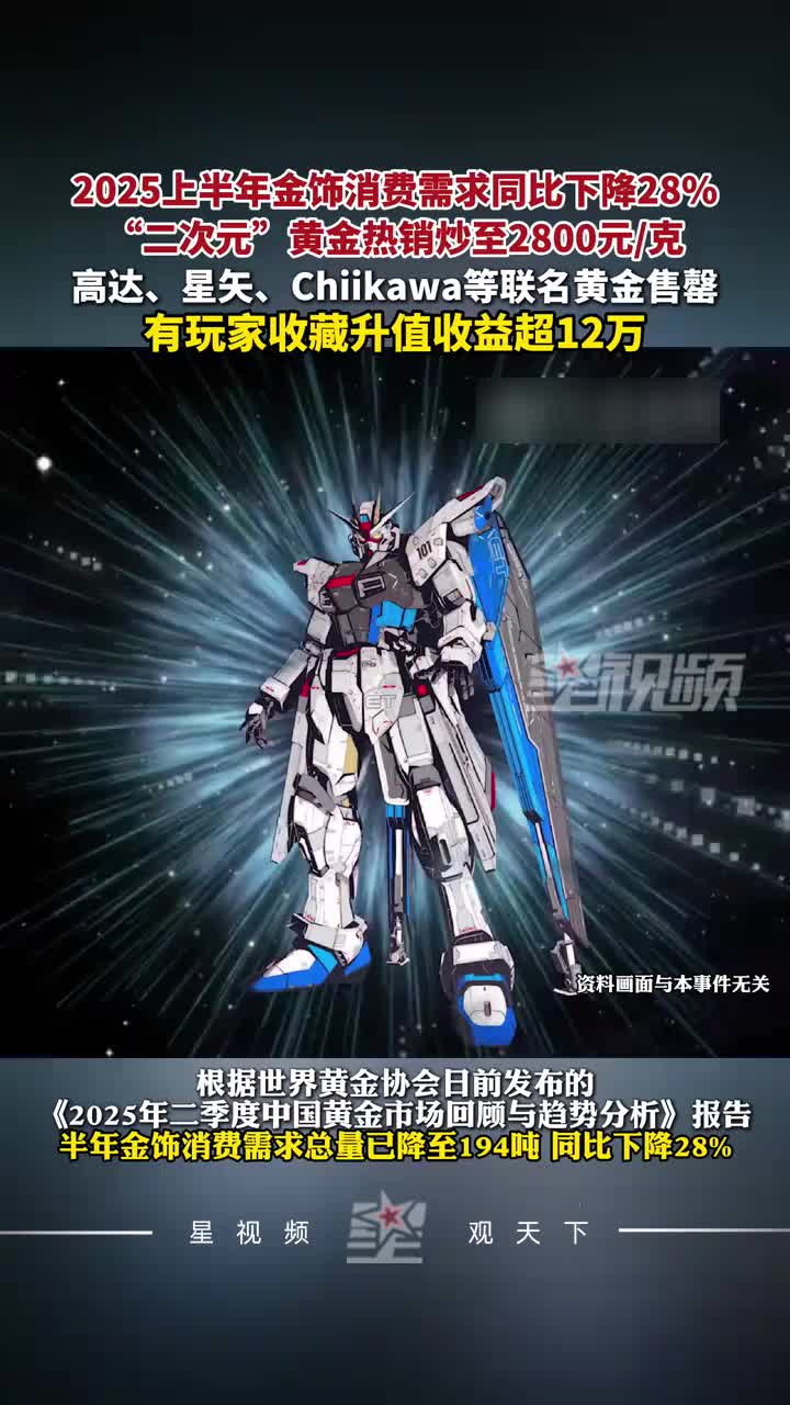 二次元黄金热销断货，周大福与Chiikawa联名的每克价格高达2800
