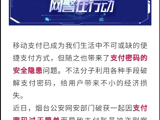 净网—2025|警惕！网警侦破因支付密码简单而被盗刷案，抓获犯罪