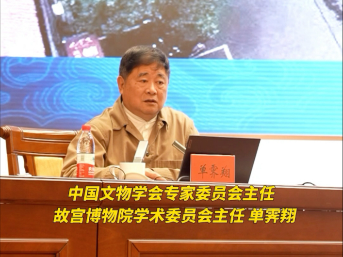 4月3日，中国文物学会专家委员会主任、故宫博物院学术委员会主