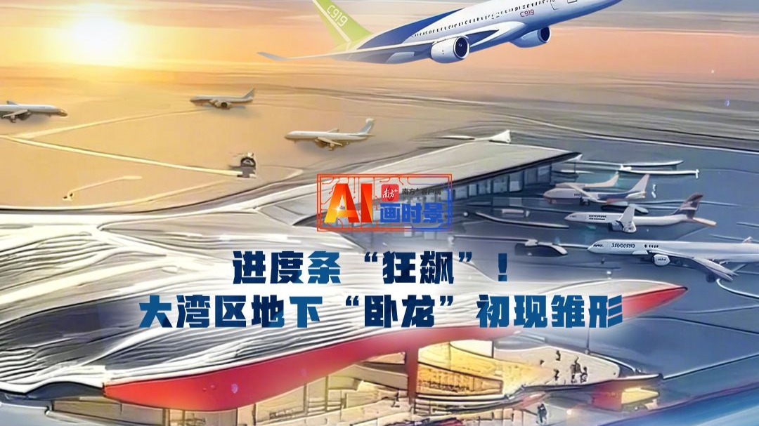 进度条“狂飙”！大湾区地下“卧龙”初现雏形 | AI画时景