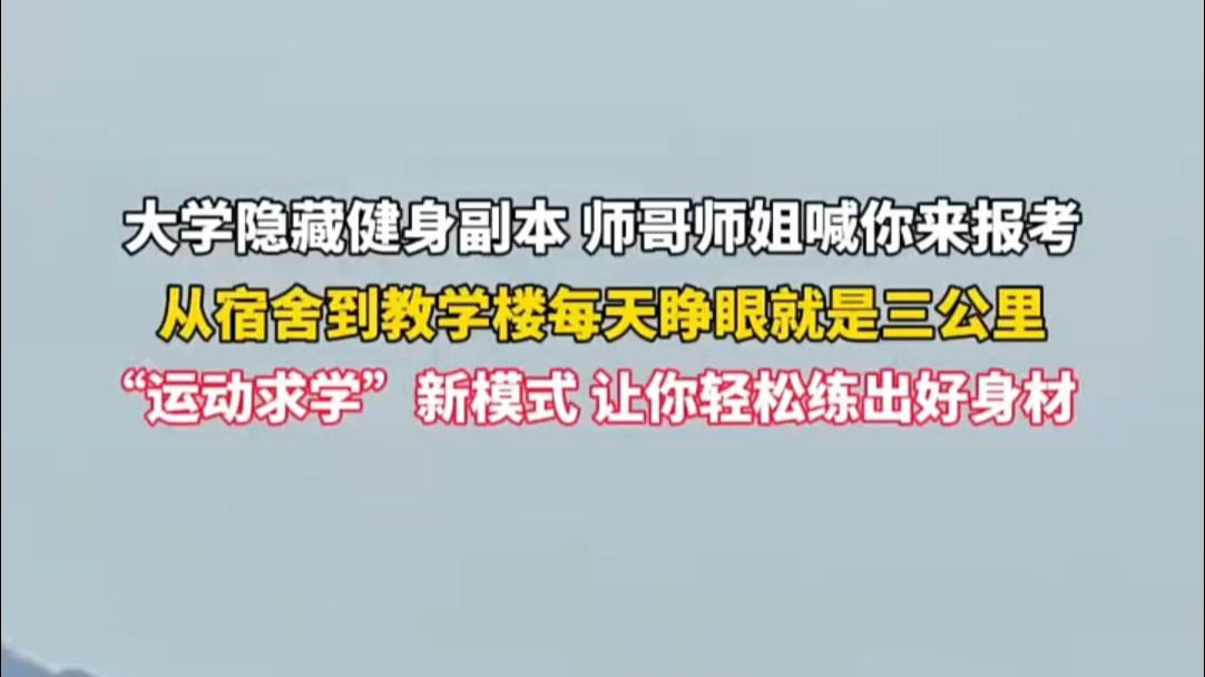 您的招生“健章”已送达，师哥师姐喊你来报考，欢迎开启“运动求