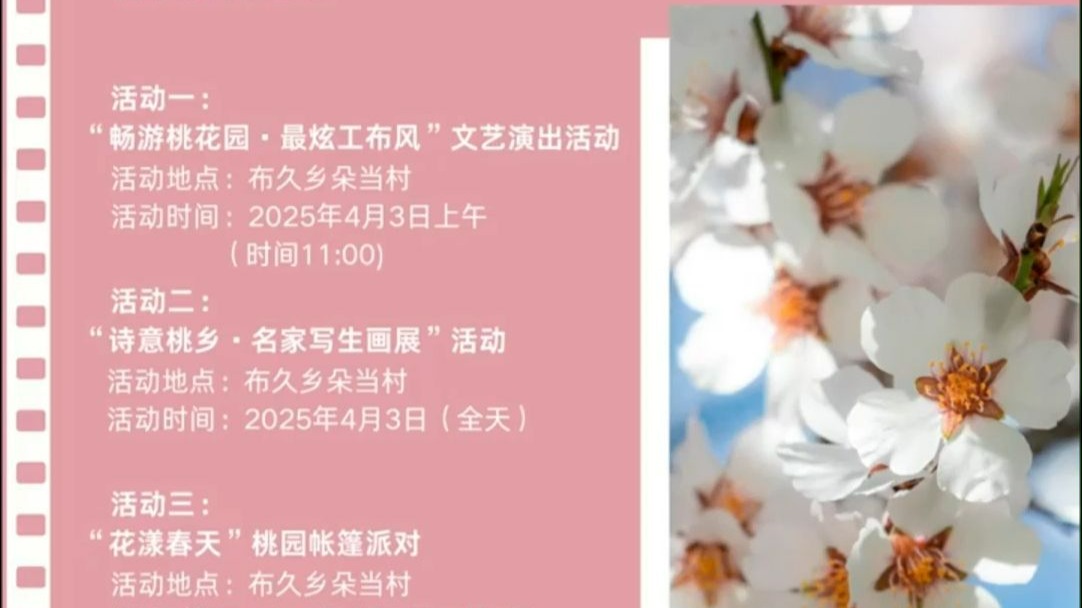 不要错过！林芝桃花节邀您来打卡啦