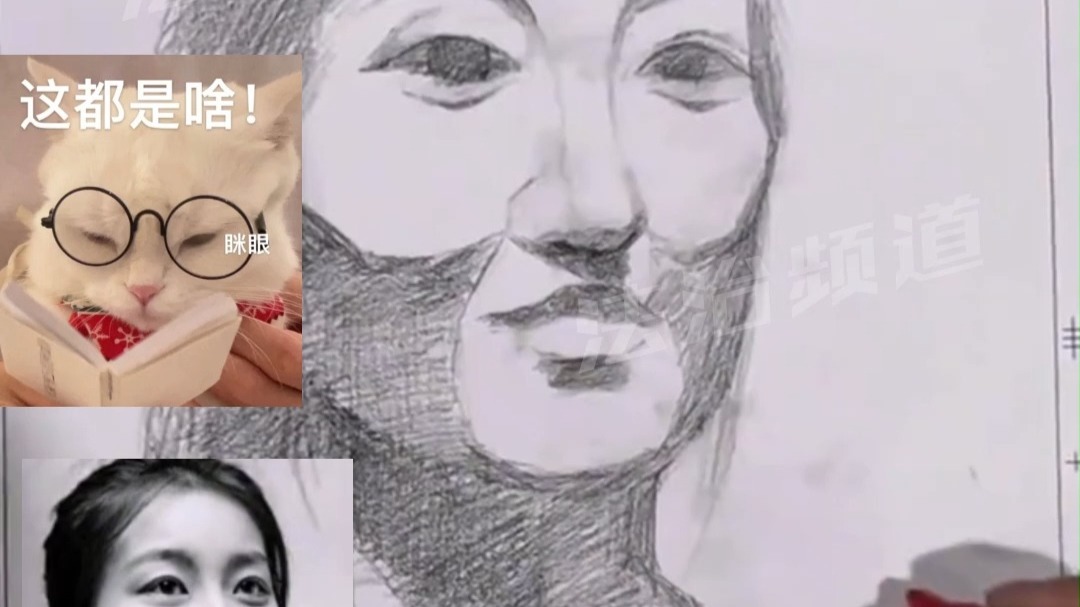 大型美术模考，一模低分试卷打分现场