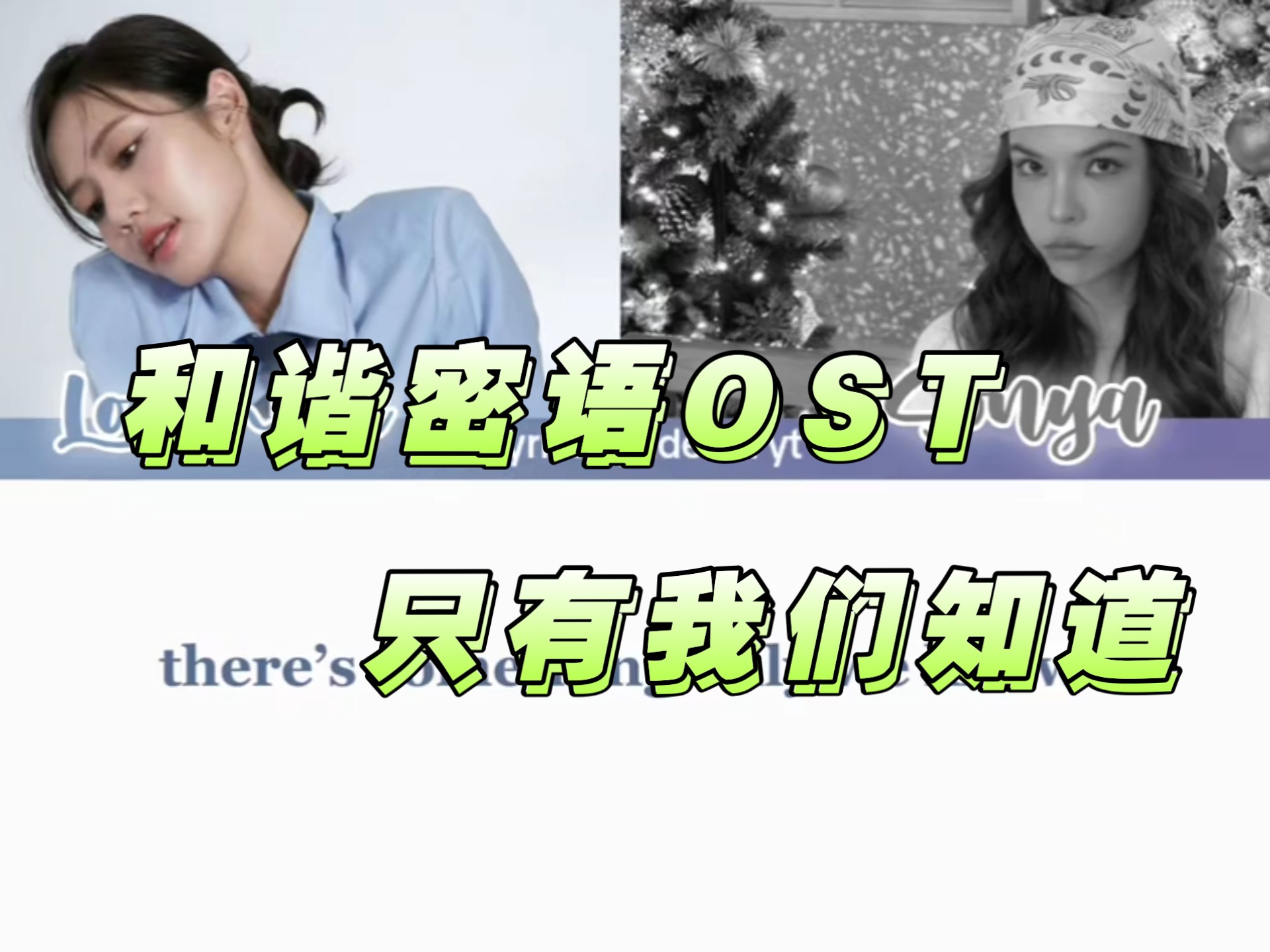 【和谐密语】和谐密语OST，只有我们知道～