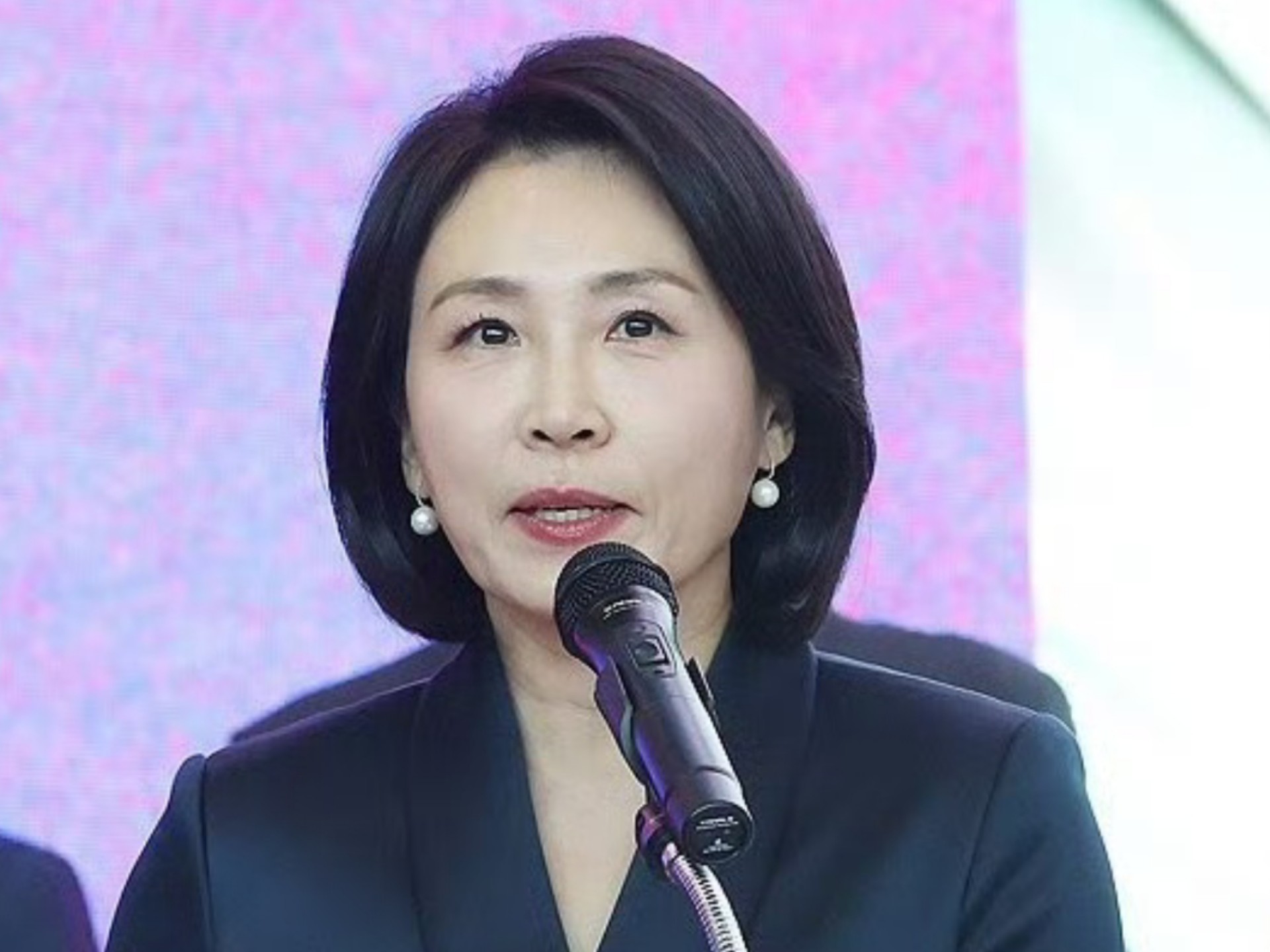 2025.09.03李在明总统夫人金惠景上午出席在首尔江南区COEX举