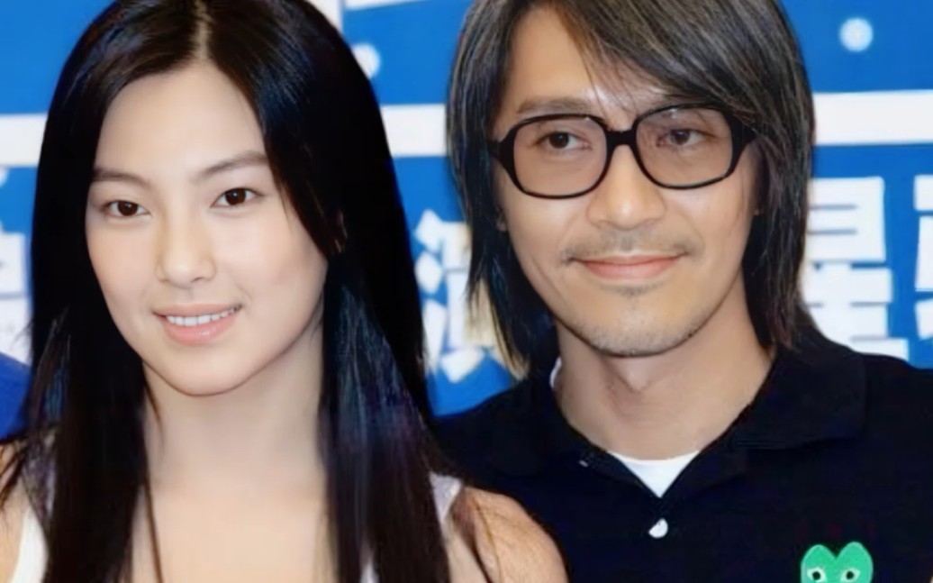 她单眼皮时期真的很有韩女感，星爷的审美真是那个啊