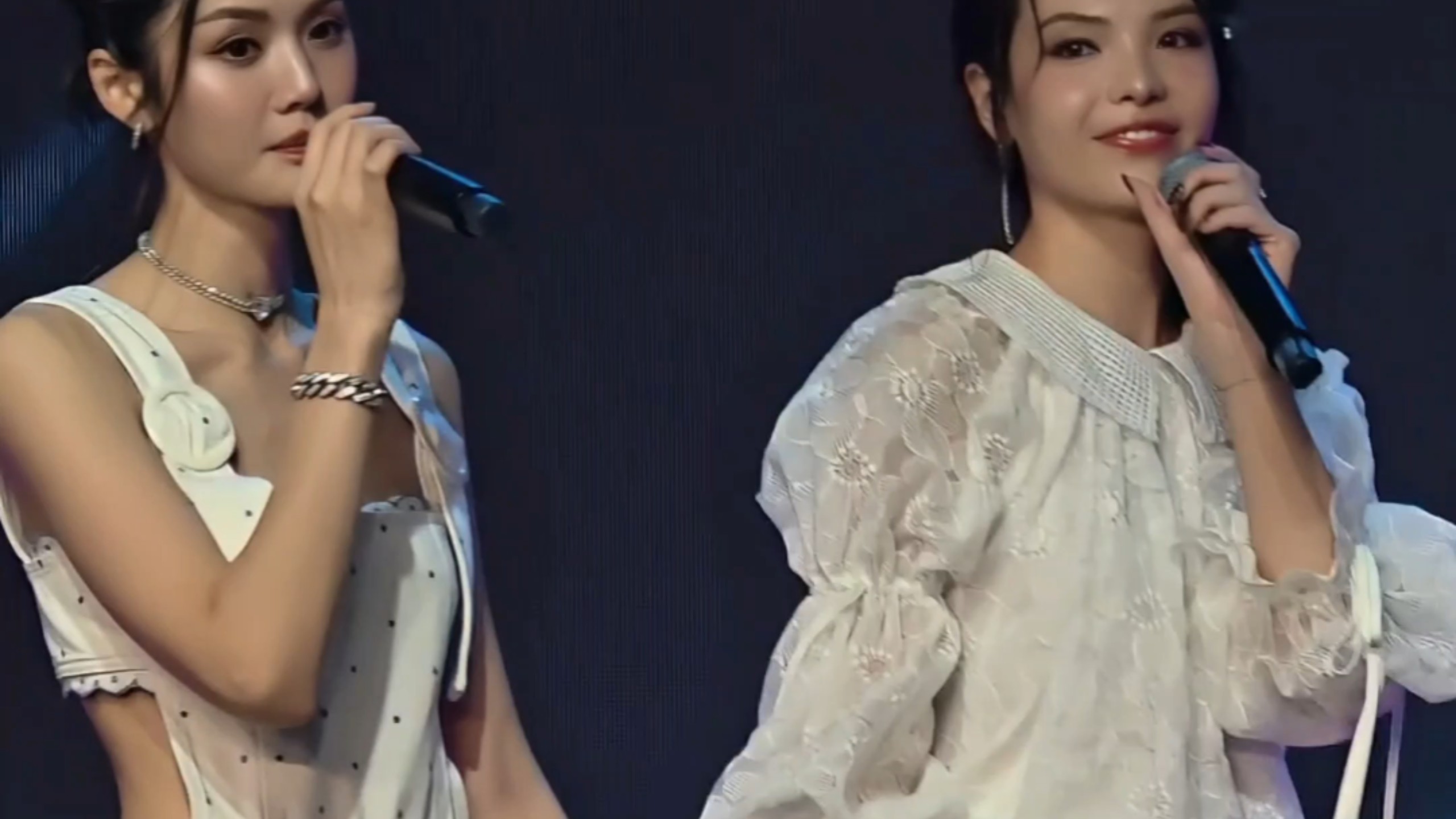 发现粉丝都会唱新歌又变成两个小哭包了