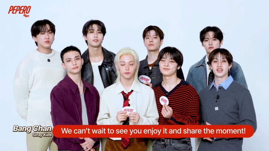 Pepero India更新StrayKids宣传片