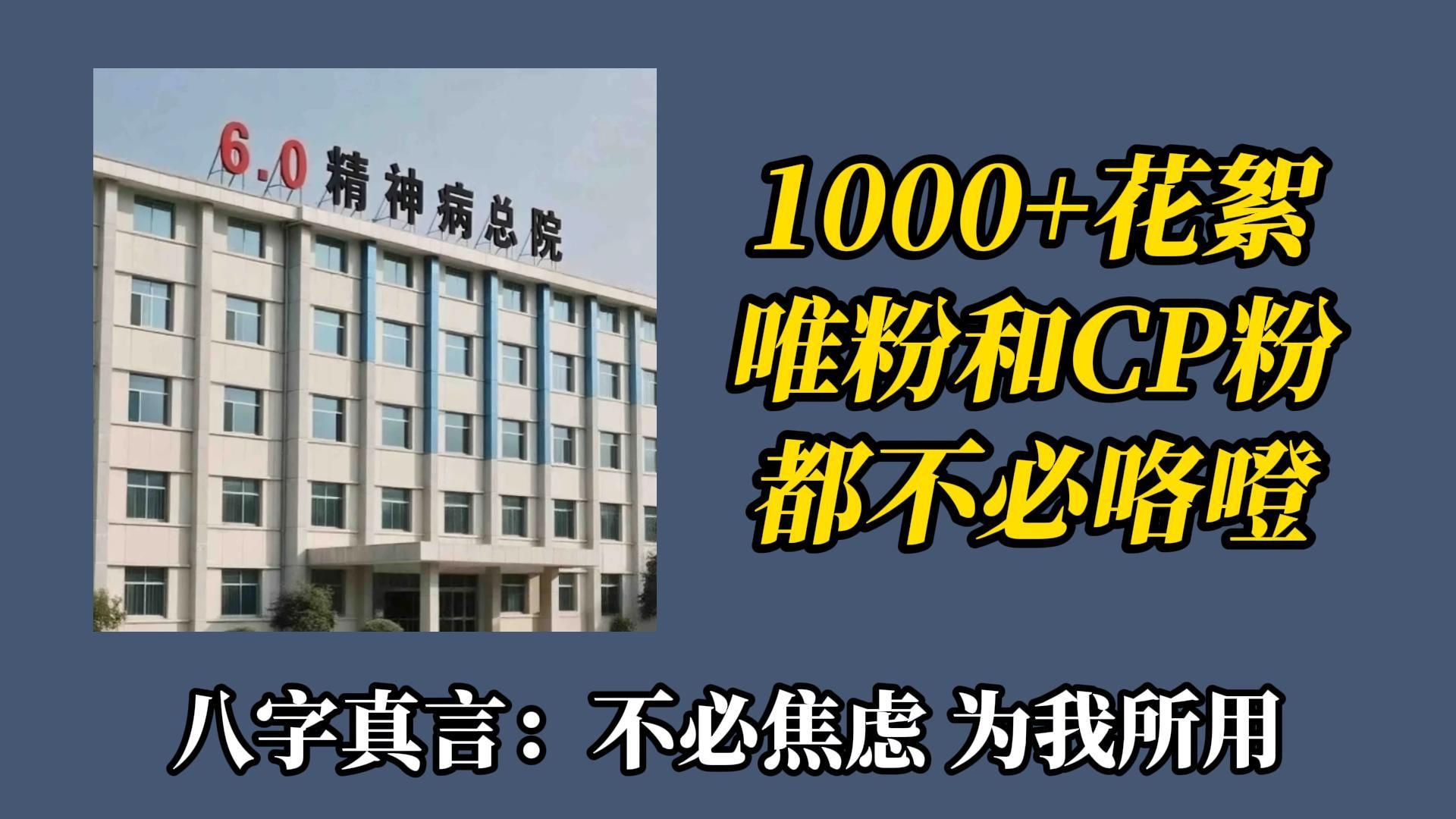 不必害怕这1000多条花絮，八字真言：不必焦虑，为我所用。