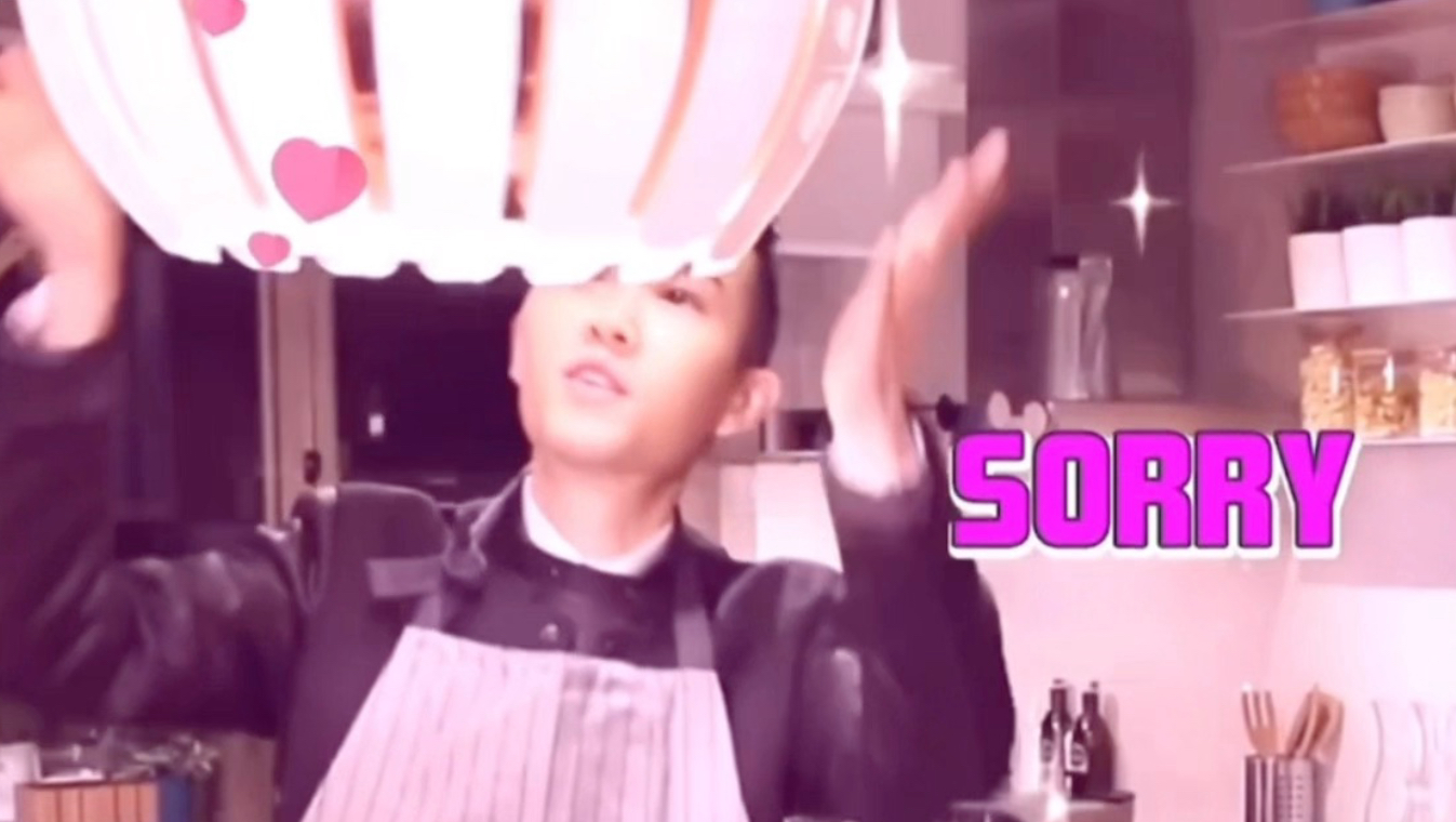 一个撞到东西会道歉的乖乖同