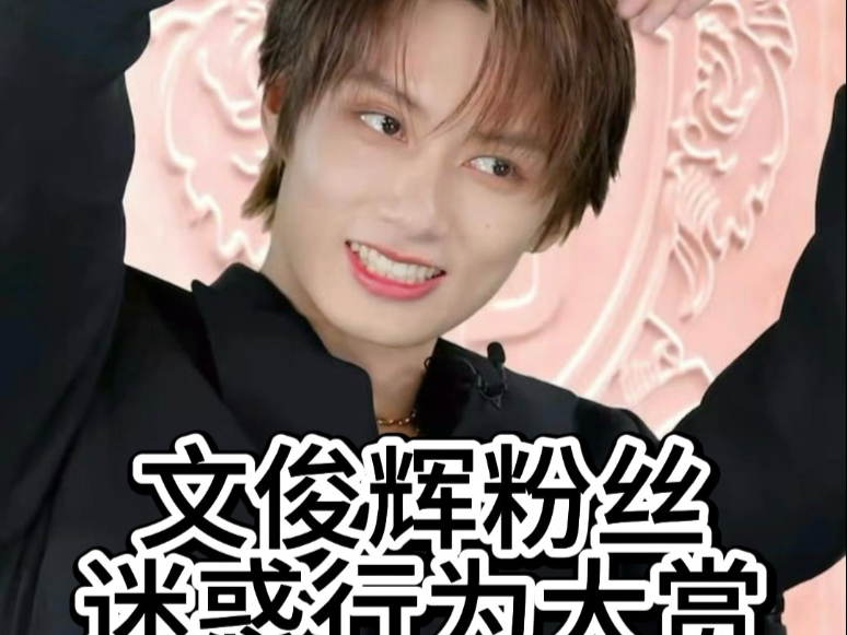 文俊辉粉丝迷惑行为大赏