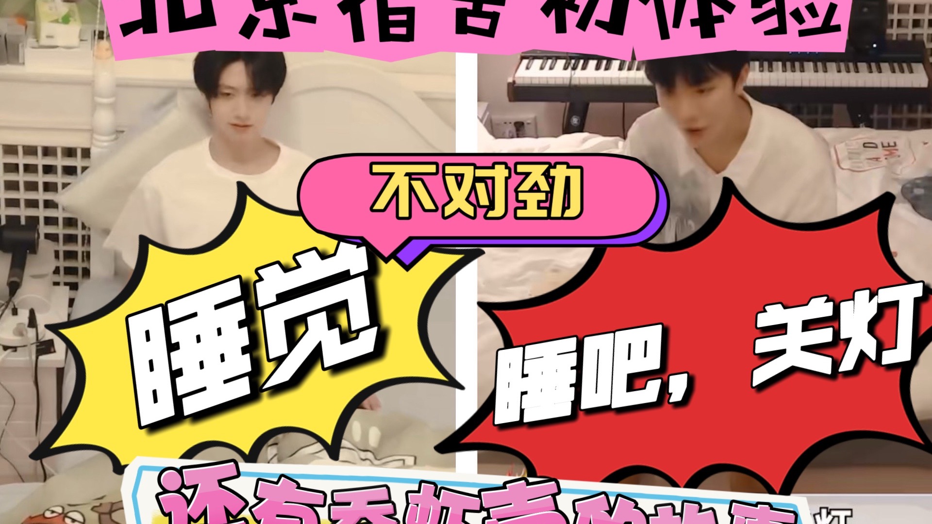 【朱苏/棍铲】2023年刚去北京宿舍的reaction，竟然跟吞虾壳是