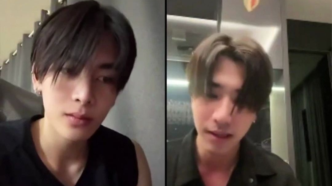 自译中字 泡芙三塔 TikTok LIVE  SantaPerth Tanapon 2025.4