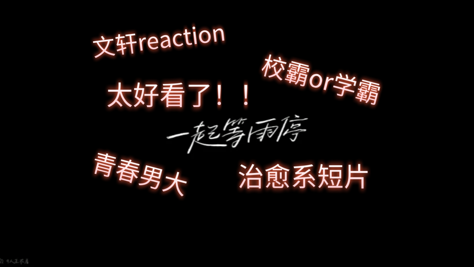 ［文轩reaction］看的我嘿嘿傻笑，有这样的cp进入内娱，你记住我给出