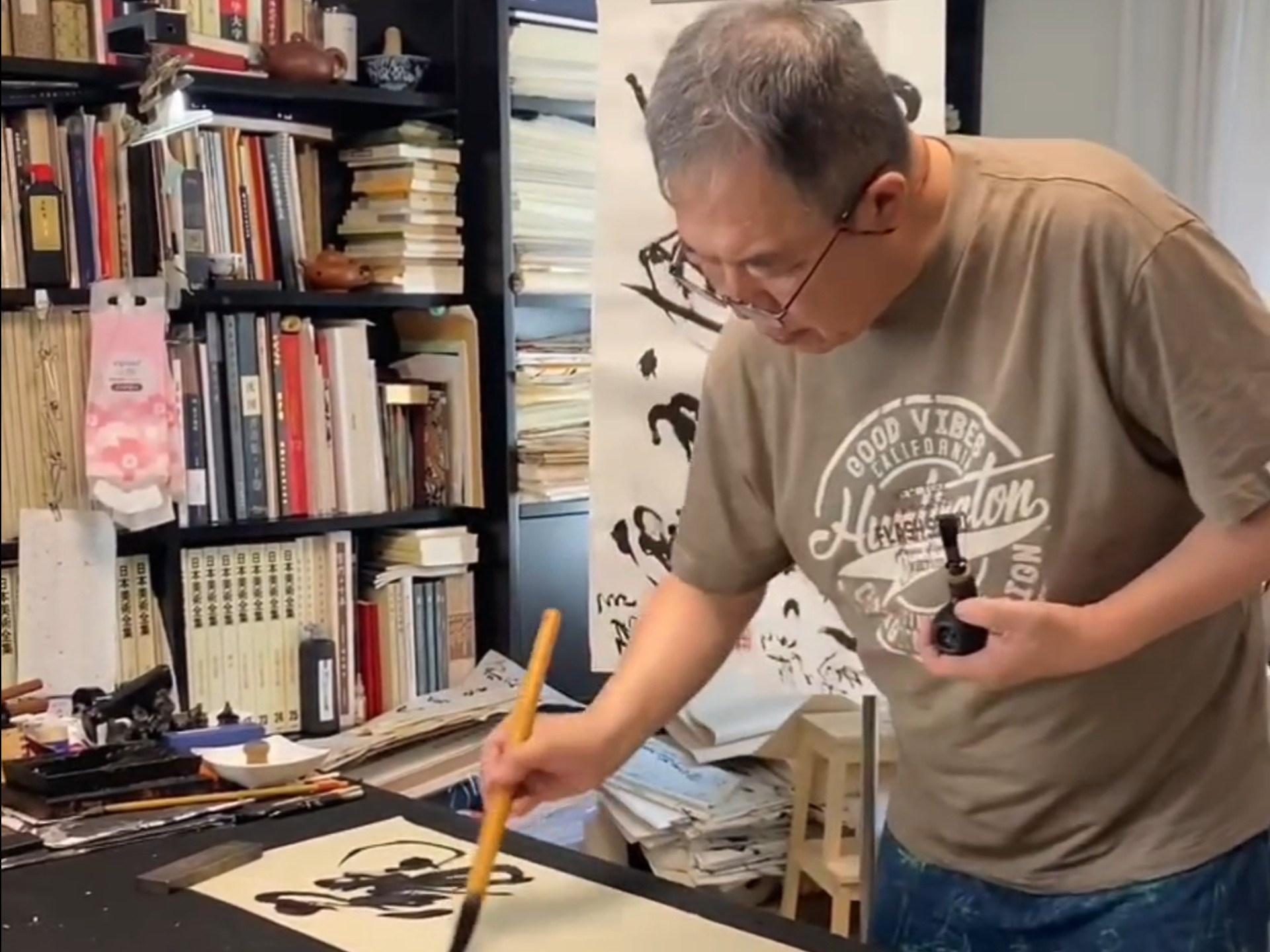 胸中激浪、笔底波澜｜张铁林书法作品赏析