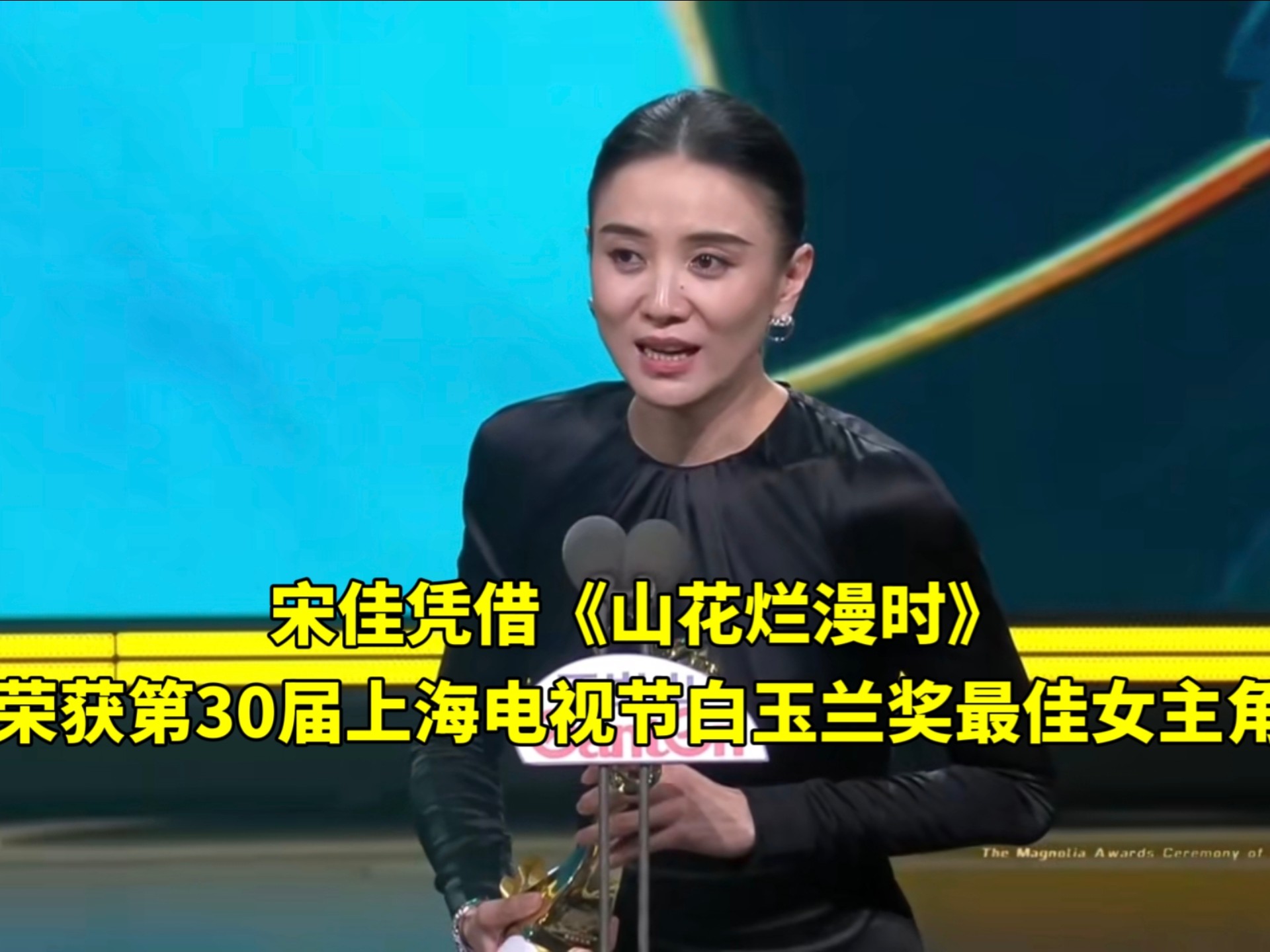 宋佳凭借《山花烂漫时》荣获第30届上海电视节白玉兰奖最佳女