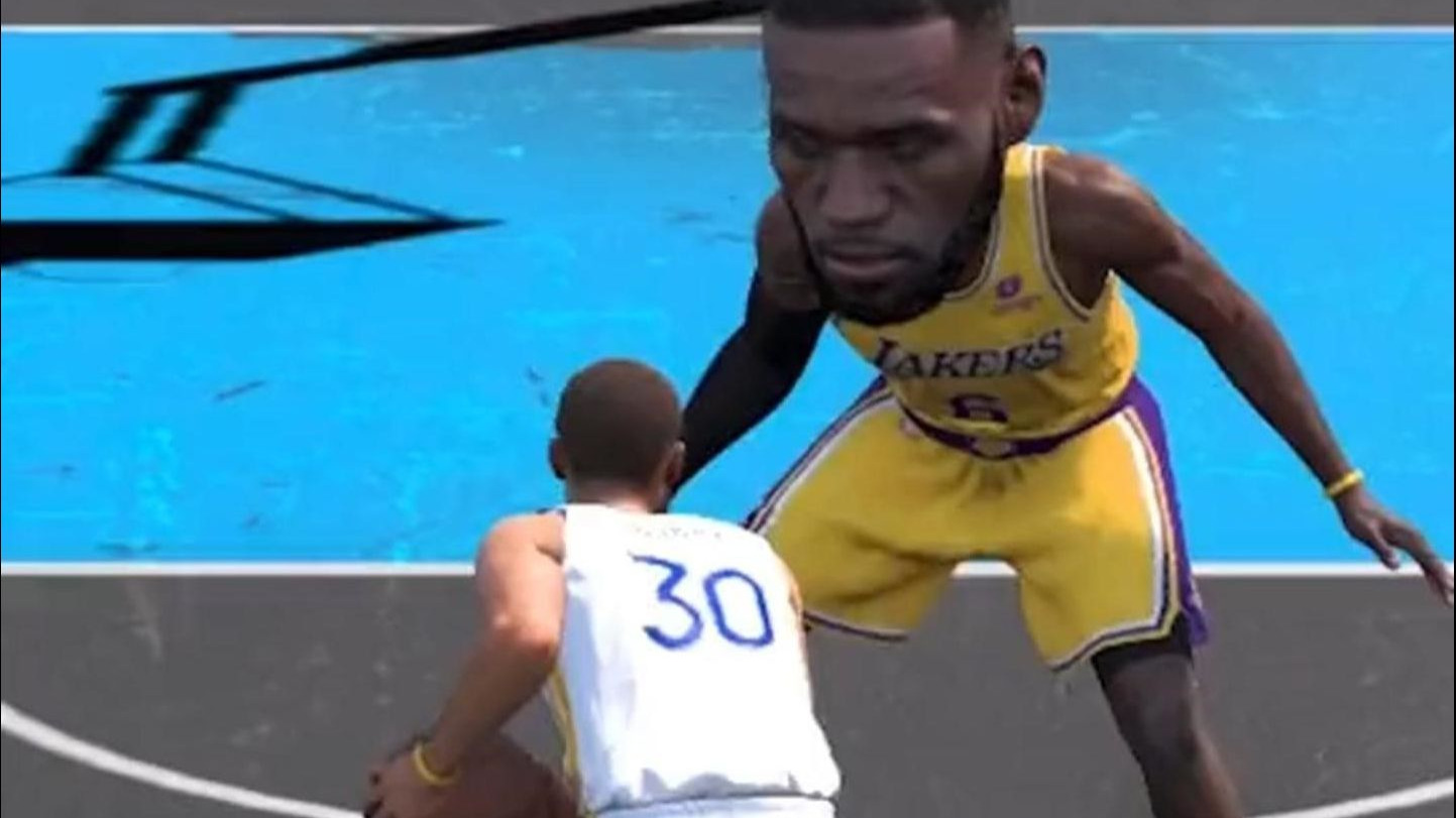 詹姆斯的大头，能盖帽吗？