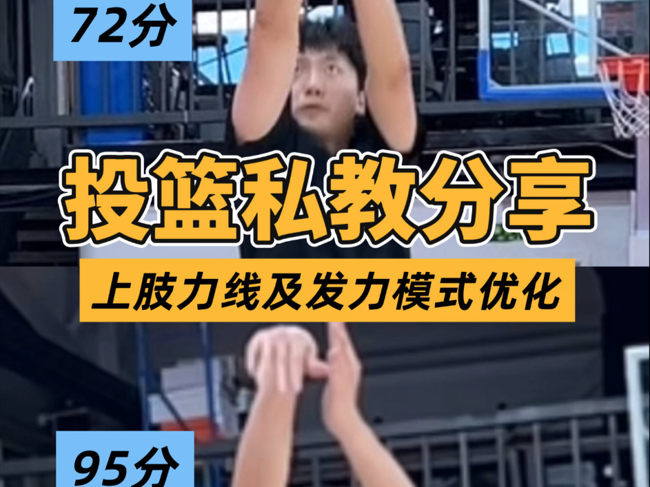 投篮私教分享：上肢力线及发力模式优化