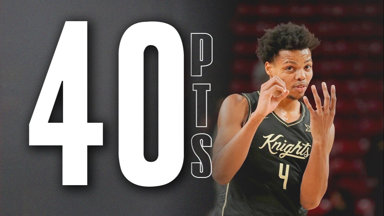 【NCAA】爆砍40分！转学至UCF侧翼Mikey队友Keyshawn Hall基肖