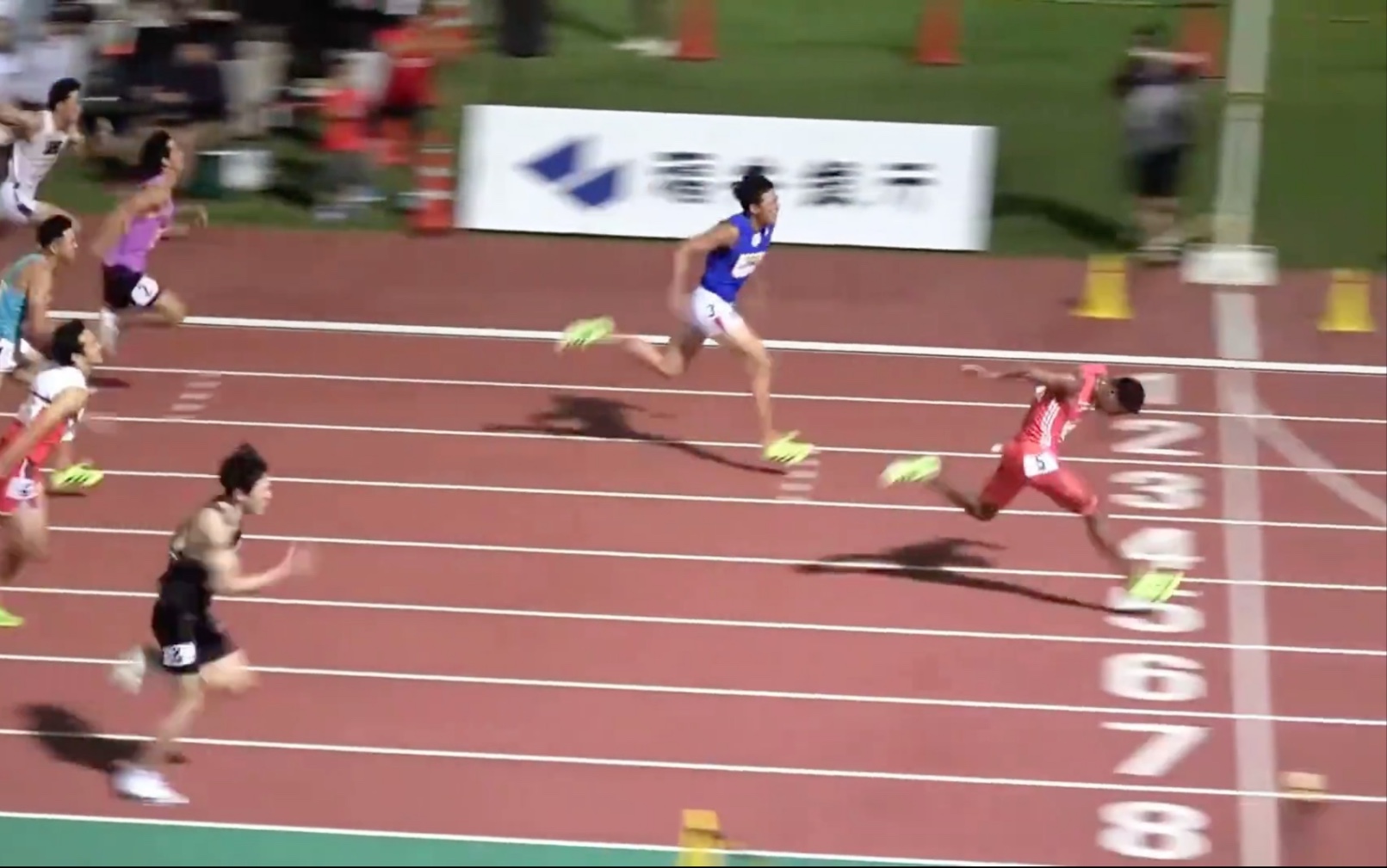 日本110米栏 rachid muratake12.92（+0.6）亚洲历史第二 仅次于