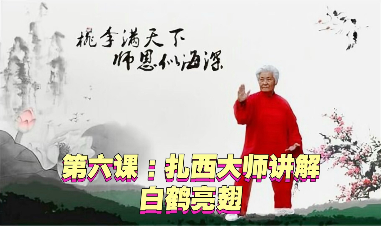 第六课：扎西大师讲解白鹤亮翅