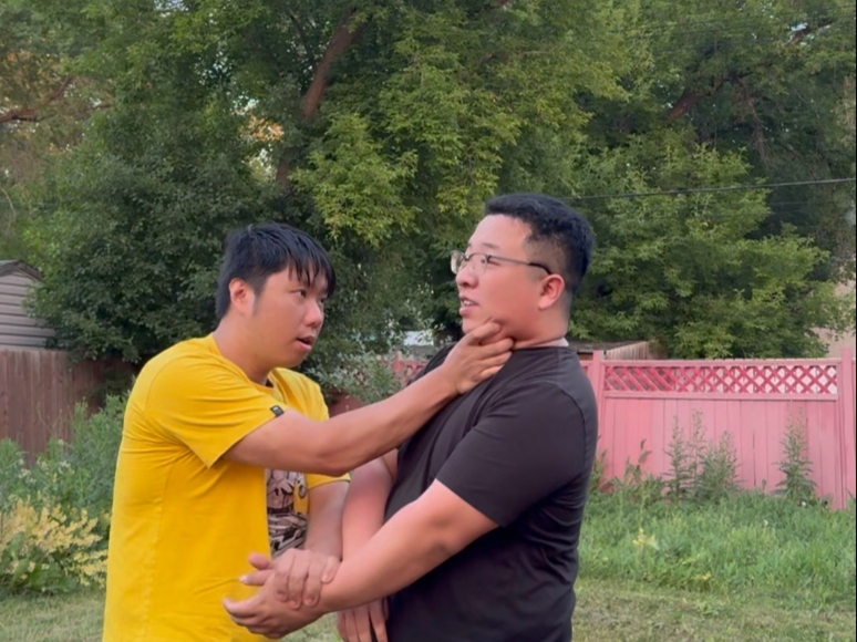 今天学生对少林拳，咏春拳的打击区别有兴趣，刚好做个讲解