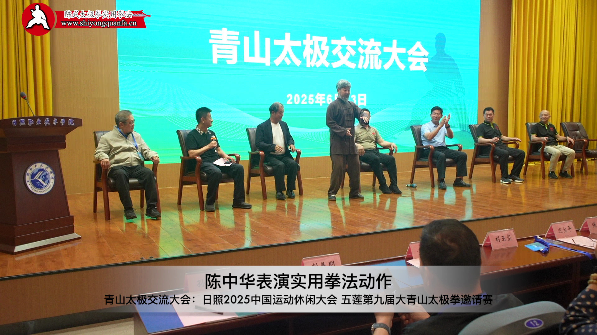 陈中华实用拳法动作花絮-青山太极交流大会-第九届大青山太极