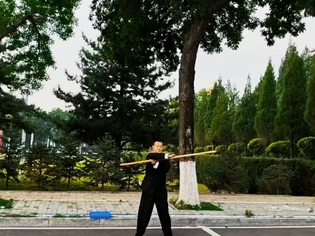 【杨家棍基本功—盘棍】