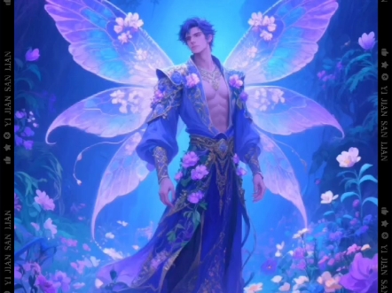 男花妖神翩翩走来。