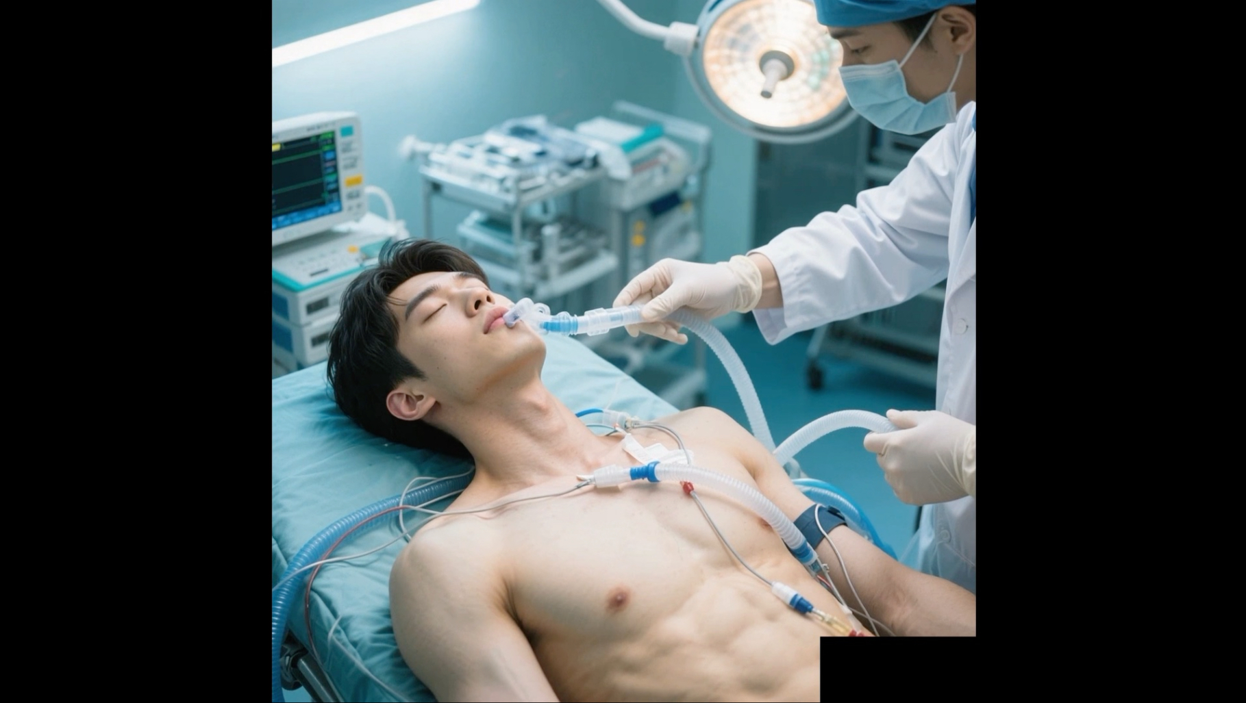 腹肌帅哥心脏病复发医生急救! 腹肌帅哥心脏病复发医生急救!