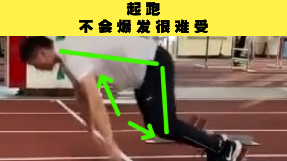 起跑加速跑没有爆发力怎么办？【后链爆发负重跪姿伸髋】