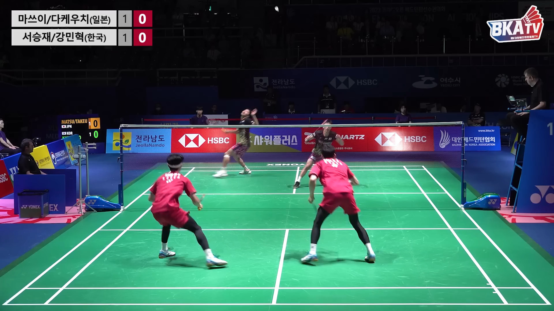 【低视角】徐承宰&姜珉赫 vs 阿尔菲安&阿尔迪安托 | 2023年
