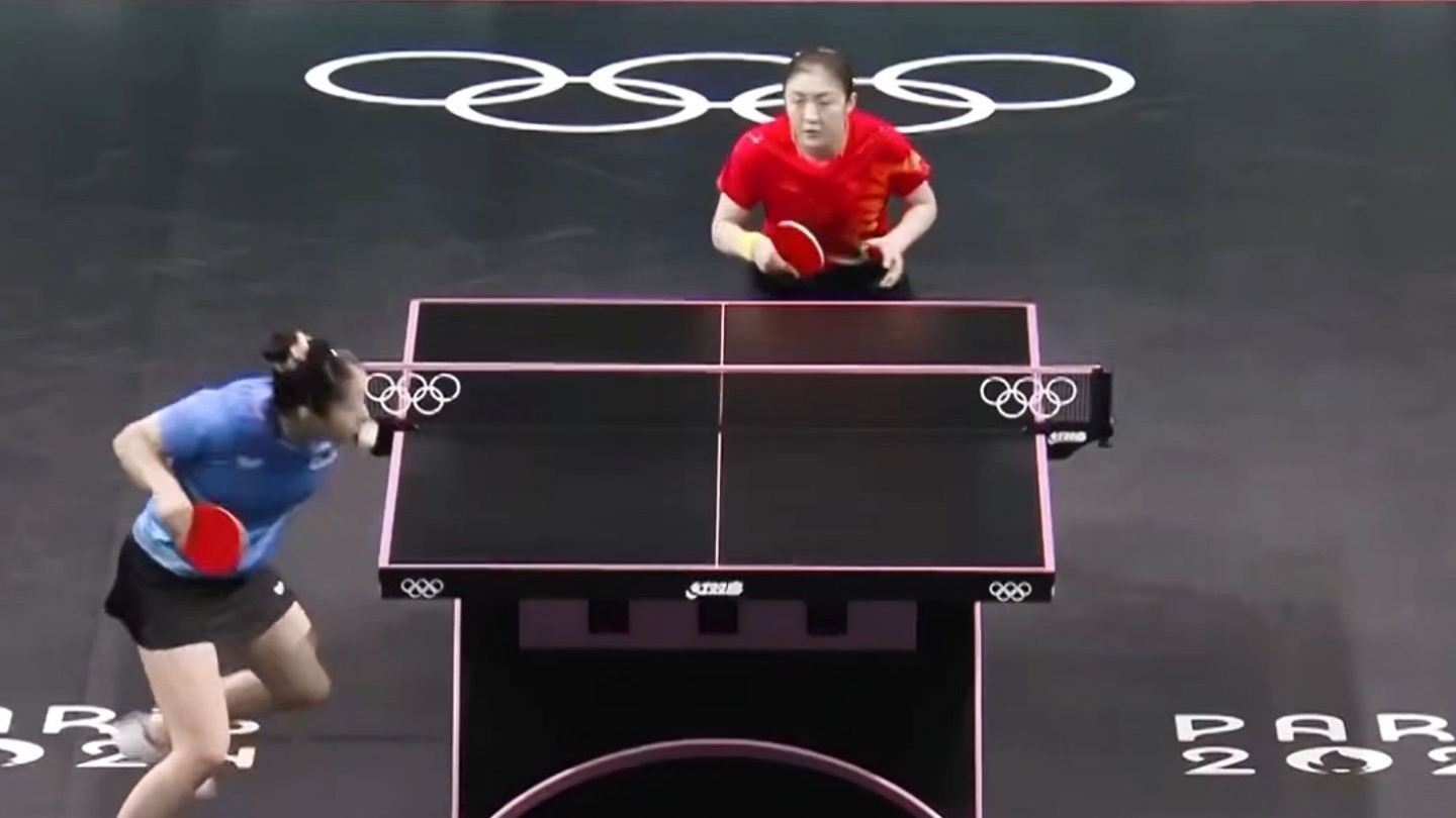 去年今日｜陈梦4-0申裕斌｜2024巴黎奥运会｜女单半决赛【精彩球】