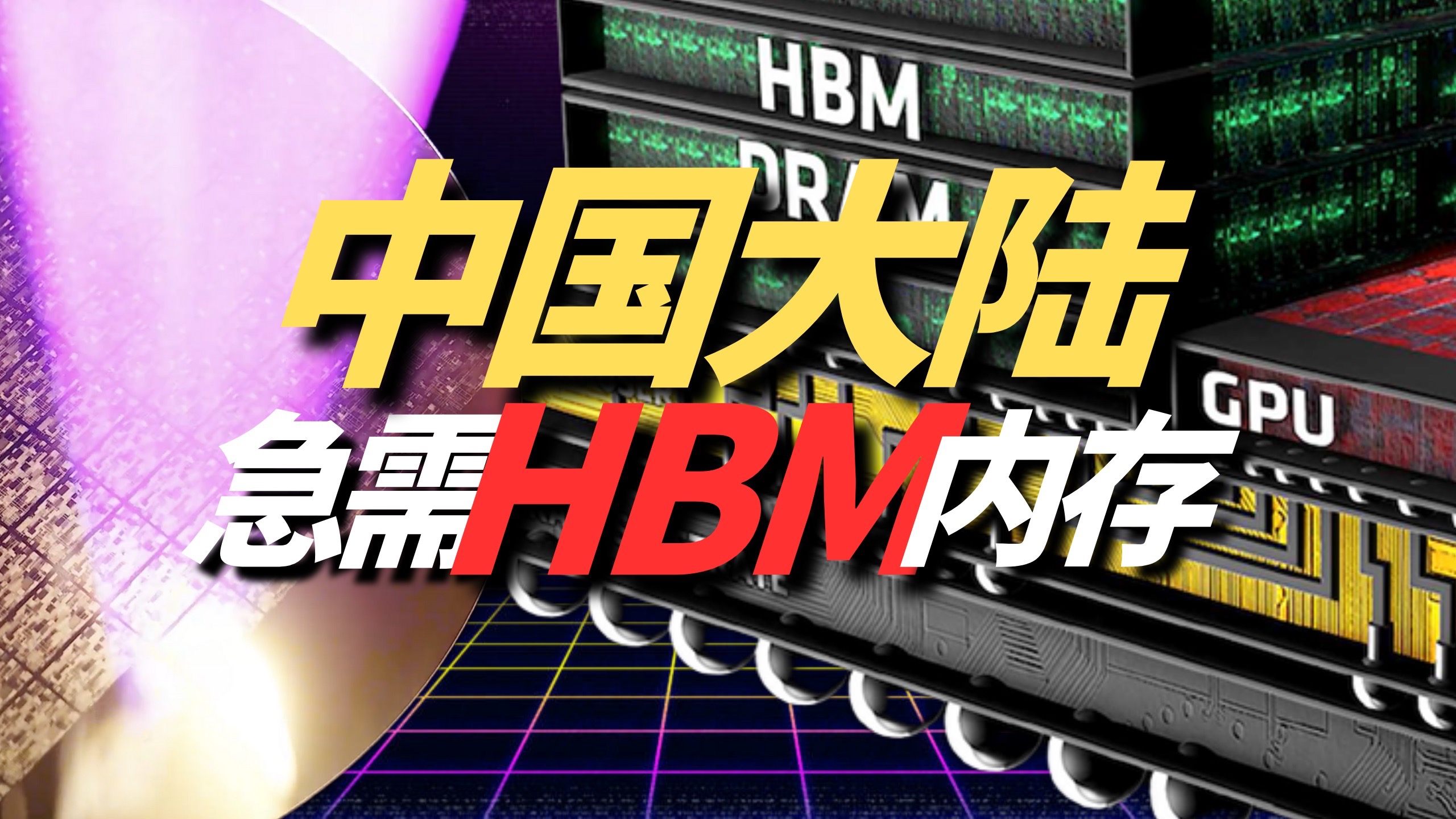 HBM,中国AI,急需HBM内存!【阳阳你好ORZ】 HBM,中国AI,急需HBM内存!【阳阳你好ORZ】