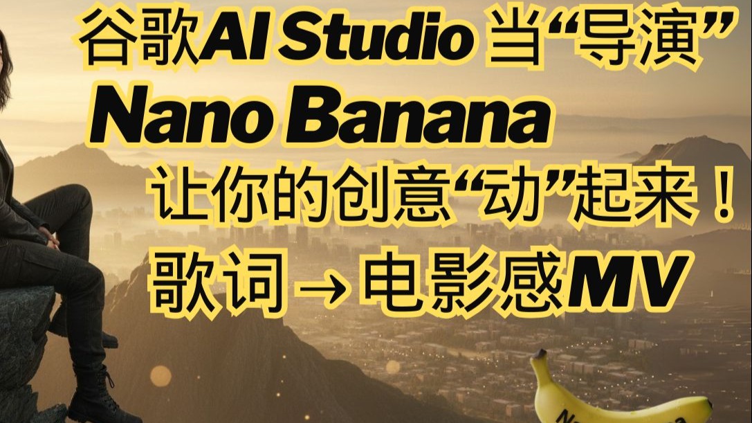 我用谷歌AI Studio当“导演”,Nano Banana让你的创意“动”起 我用谷歌AI Studio当“导演”,Nano Banana让你的创意“动”起