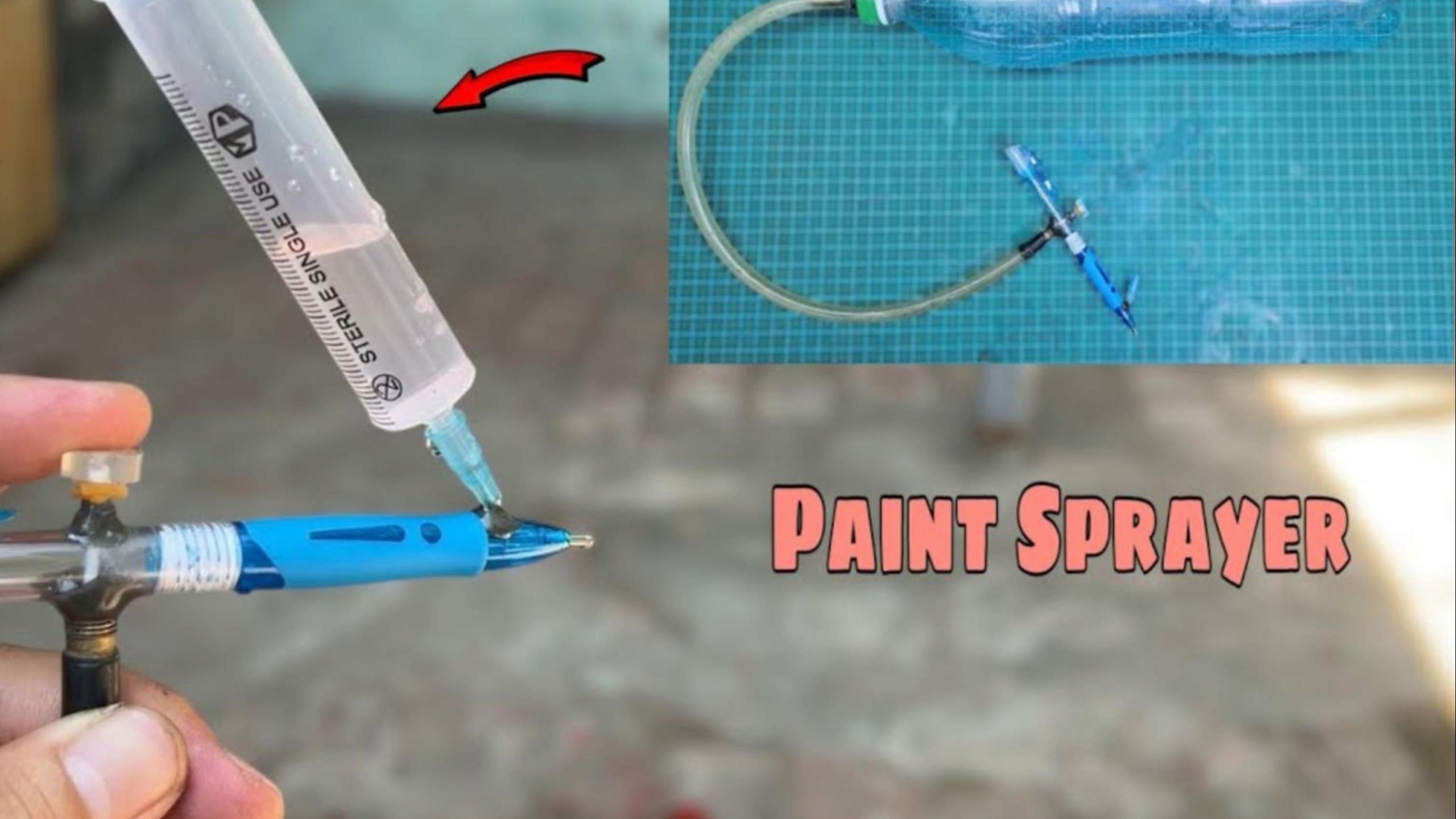 如何用一支笔制作喷漆器